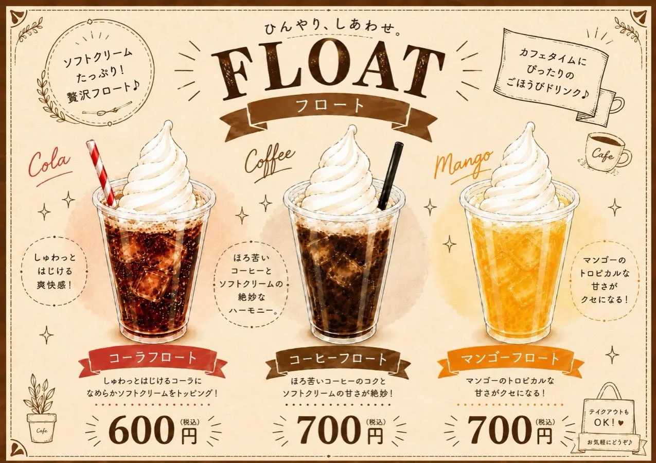 外は暑いのに、テーブルの上だけ夏休み。